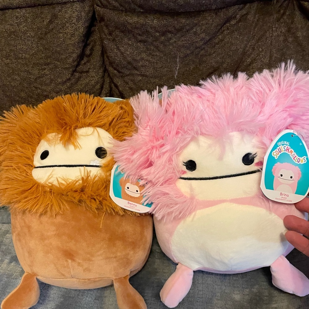 Benny and Brina squishmallow big foot. 8inch walgreens exclusive. Rare